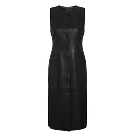 Heartmade Vista laederkjole, Sort